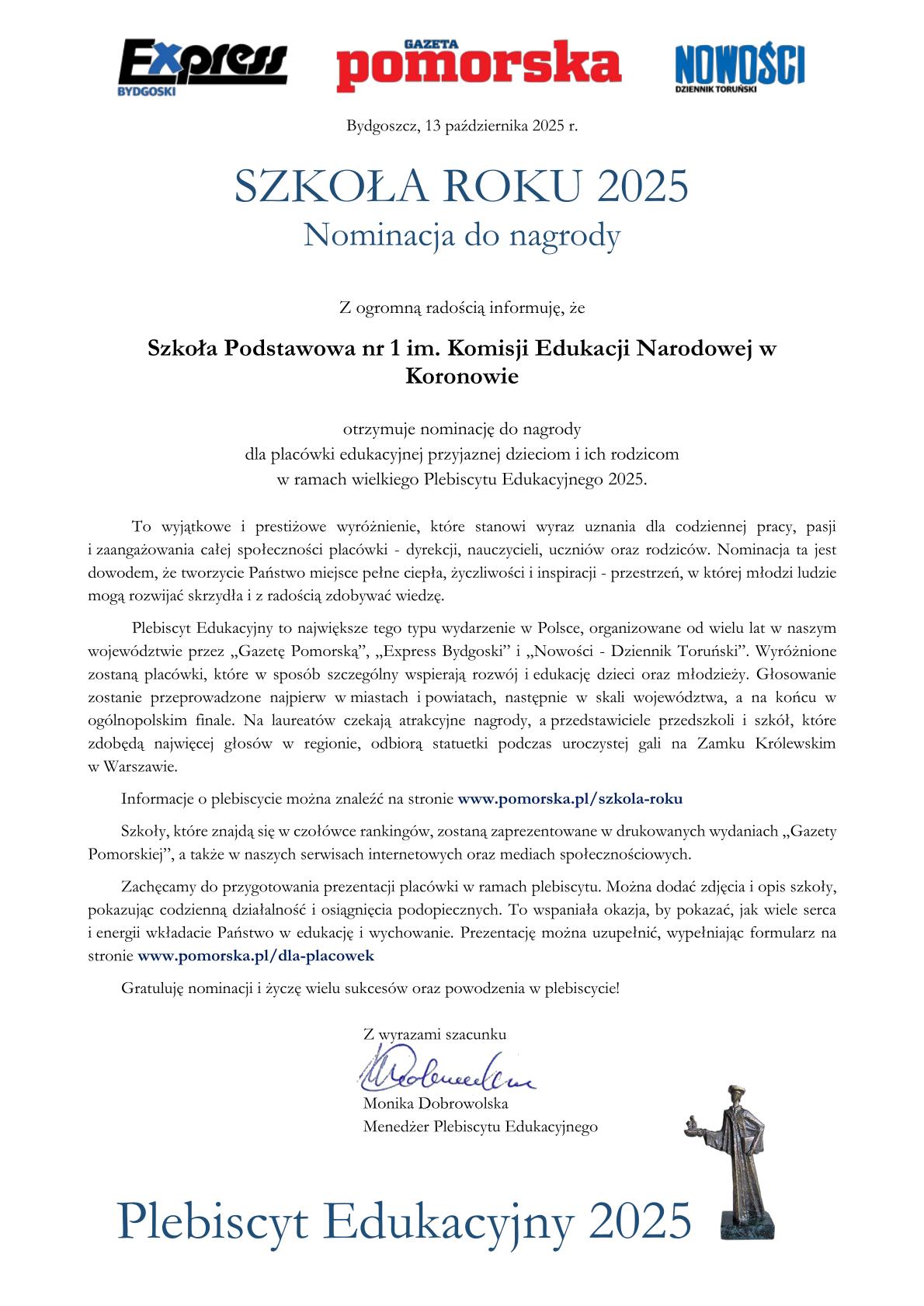 Nominacja Szkola 8153699